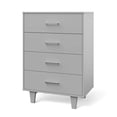 thumbnail image 1 of Child Craft Tremont 42" 4-Drawer Chest for Nursery or Bedroom, Mid-Century Style, Anti-Tip Kit, Gentle Gray, 1 of 6