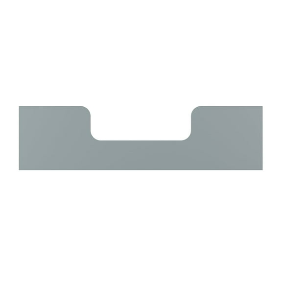 Child Craft Toddler Guard Rail for Wynwood Crib Conversion, Durable MDF Construction, Nautical Gray