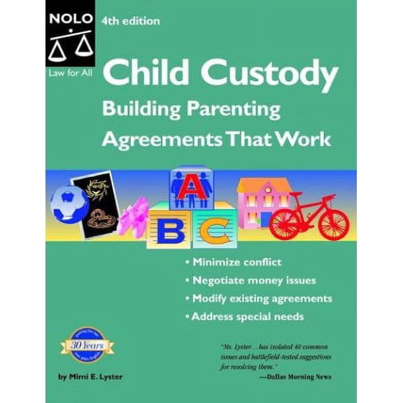 Pre-Owned Child Custody: Building Parenting Agreements That Work (Paperback) 0873379209 9780873379205