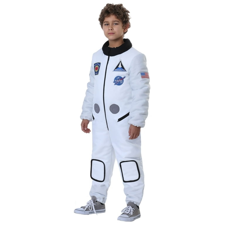 Deluxe Spaceman Costume Kids White Deluxe Spaceman Costume Kids White