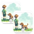 thumbnail image 1 of Child Dog Grassland Night Lights Plug into Wall LED with Auto Light Sensor Warm Light for Kids Hallway Bedroom Living Room Kitchen Bathroom Set of 2, 1 of 7