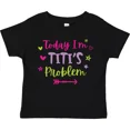thumbnail image 1 of Child Funny Today I'M Titi'S Problem Toddler T-Shirt Children My Aunts Baby Clothing, Cute Baby Shirt, TODDLER SHORT SLEEVE TEE BELLA CANVAS 3001T, 1 of 3