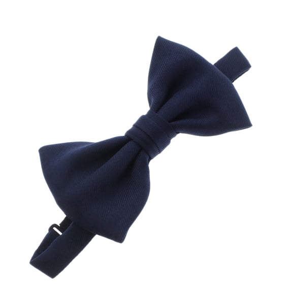 Child Gabardine Adjustable Pre-Tied Bow Tie - Navy