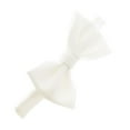 thumbnail image 1 of Child Gabardine Adjustable Pre-Tied Bow Tie - Off-White, 1 of 8