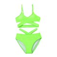 thumbnail image 1 of Child Girl Swimsuits 2 Piece Tankini Set Swimsuits Fashion Athletic Bathing Suits Little Girls, 1 of 6