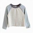 thumbnail image 1 of Child Girls Long Sleeve Shirts Soft & Cozy Pullover Tee Color Block Shirts for Girls Daily School Cute Tops Girls Shirts Size 9-10T, 1 of 4