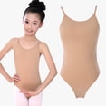 thumbnail image 1 of Child Girls Seamless Adjustable Strap Camisole Undergarment Leotard Dance Dress, 1 of 4