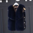 thumbnail image 1 of Child Girls Sleeveless Coat Winter Windproof Thicken Coat Jacket Kids Warm Vest Outerwear, 1 of 3