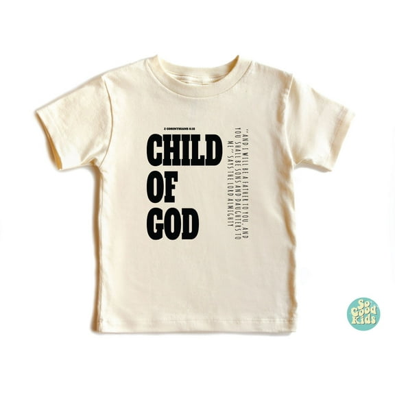 Child Of God Shirt, Christian Kids Clothing, Faith Apparel, Religious Tees For Toddler, Bible Study Outfits, Kids Shirt, New Born, Baby Shower Gift, New Parents Gift