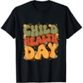 thumbnail image 1 of Child Health Day Kids healthy T-Shirt mens t shirt，black，women，funny，misfits，men，journey, 1 of 4