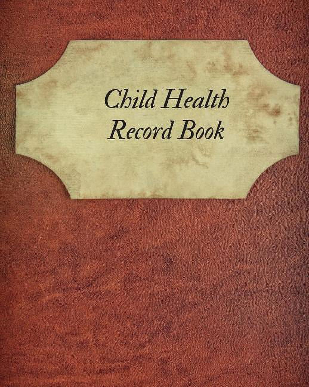 Child Health Record Book Children's Healthcare Information Book