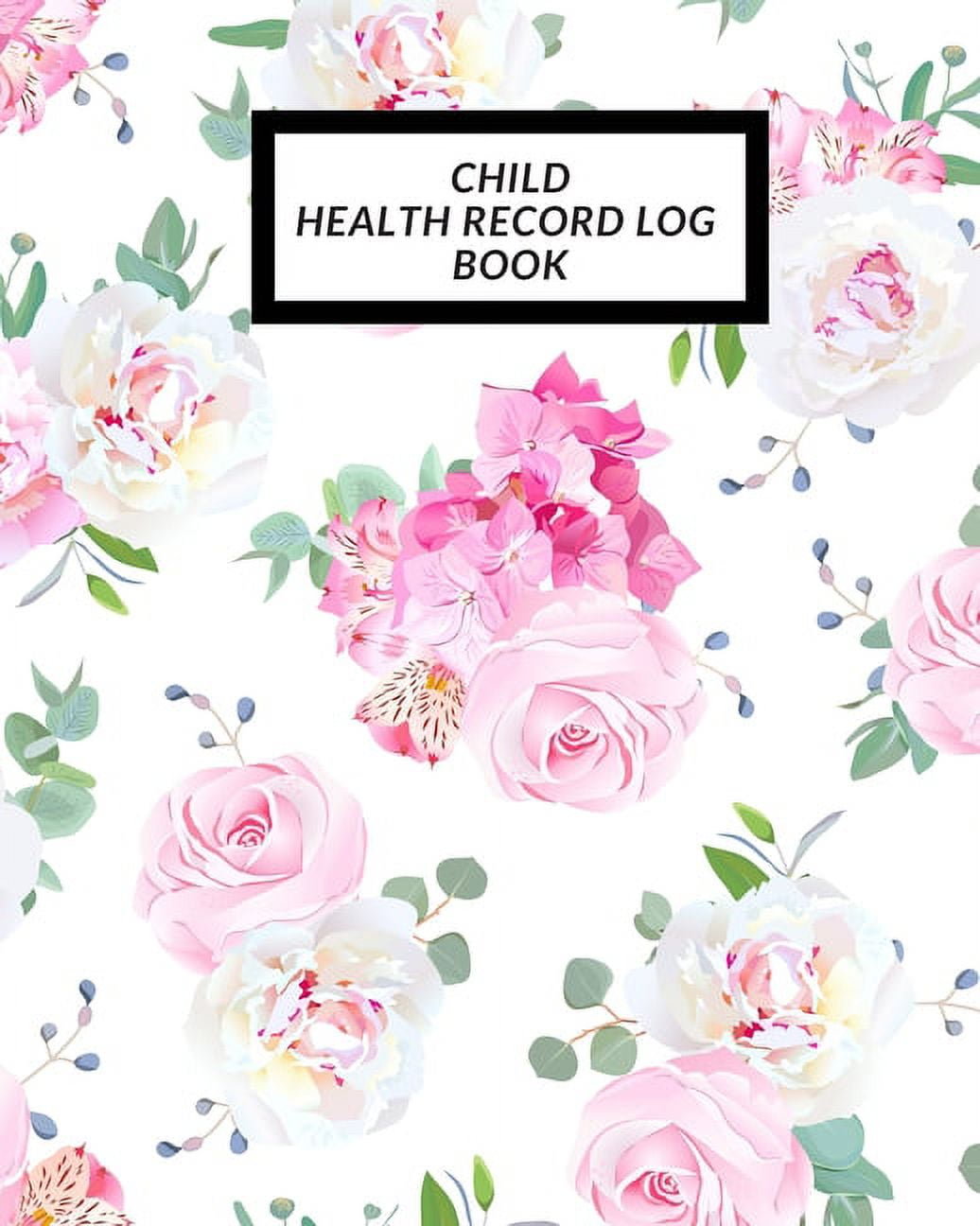 Child Health Record Log Book Child's Medical History To do Book, Baby