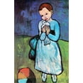 thumbnail image 1 of Child Holding A Dove-Picasso - CANVAS OR PRINT WALL ART, 1 of 3