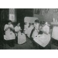 thumbnail image 1 of Italian family crocheting bags. Father sick in bed Poster Print (18 x 24), 1 of 3