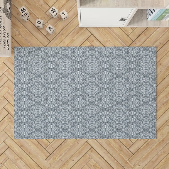 Child Lock Blue Kids Play Mat