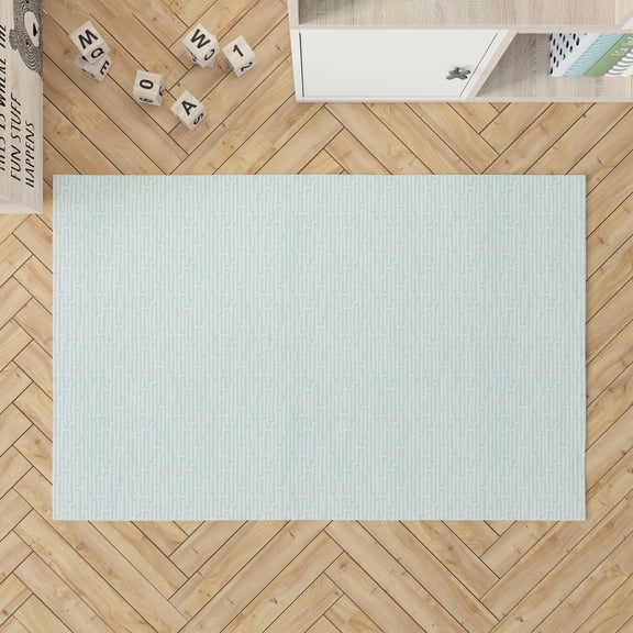 Child Lock Light Blue Kids Play Mat