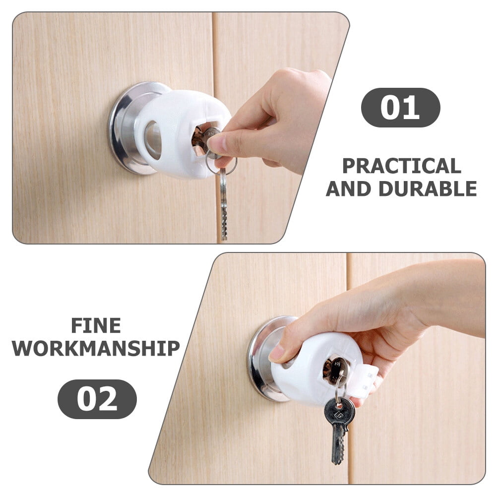 Child Locks for Door 5pcs Child Proof Door Knob Lock Door
