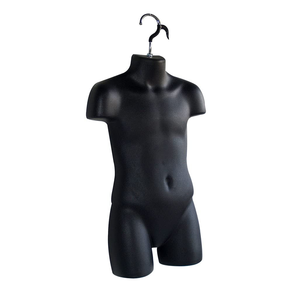 Child Mannequin Torso Dress Form Hollow Back Style For 5T 7 Boys Or