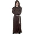 thumbnail image 1 of Child Monk Robe Costume, Brown - Medium - Size 6-8, 1 of 1