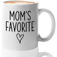 thumbnail image 1 of Child Mug White 11oz - Mom's Favorite - Family Daughter Son Children Mother's Day Birthday, 1 of 7