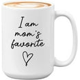 thumbnail image 1 of Child Mug White 15oz - I'm Mom's Favorite - Family Daughter Son Children Mother's Day Birthday, 1 of 7