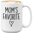 thumbnail image 1 of Child Mug White 15oz - Mom's Favorite - Family Daughter Son Children Mother's Day Birthday, 1 of 7