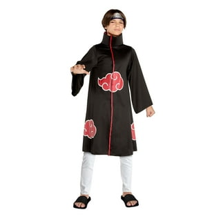 Naruto AKATSUKI ROBE Cloak Uchiha Itachi Cosplay Costume Claok Cape Unisex  S-XXL