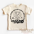 thumbnail image 1 of Child Of God Toddler Shirt, Christian Lion Kids Shirt, Jesus Church Toddler Tee TODDLER SHORT SLEEVE TEE BELLA CANVAS 3001T, 1 of 3