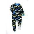 thumbnail image 1 of Child Of Mine Carter's Toddler Boy's Cars Navy Fleece Footed Pajama Sleeper (Size 3T), 1 of 2