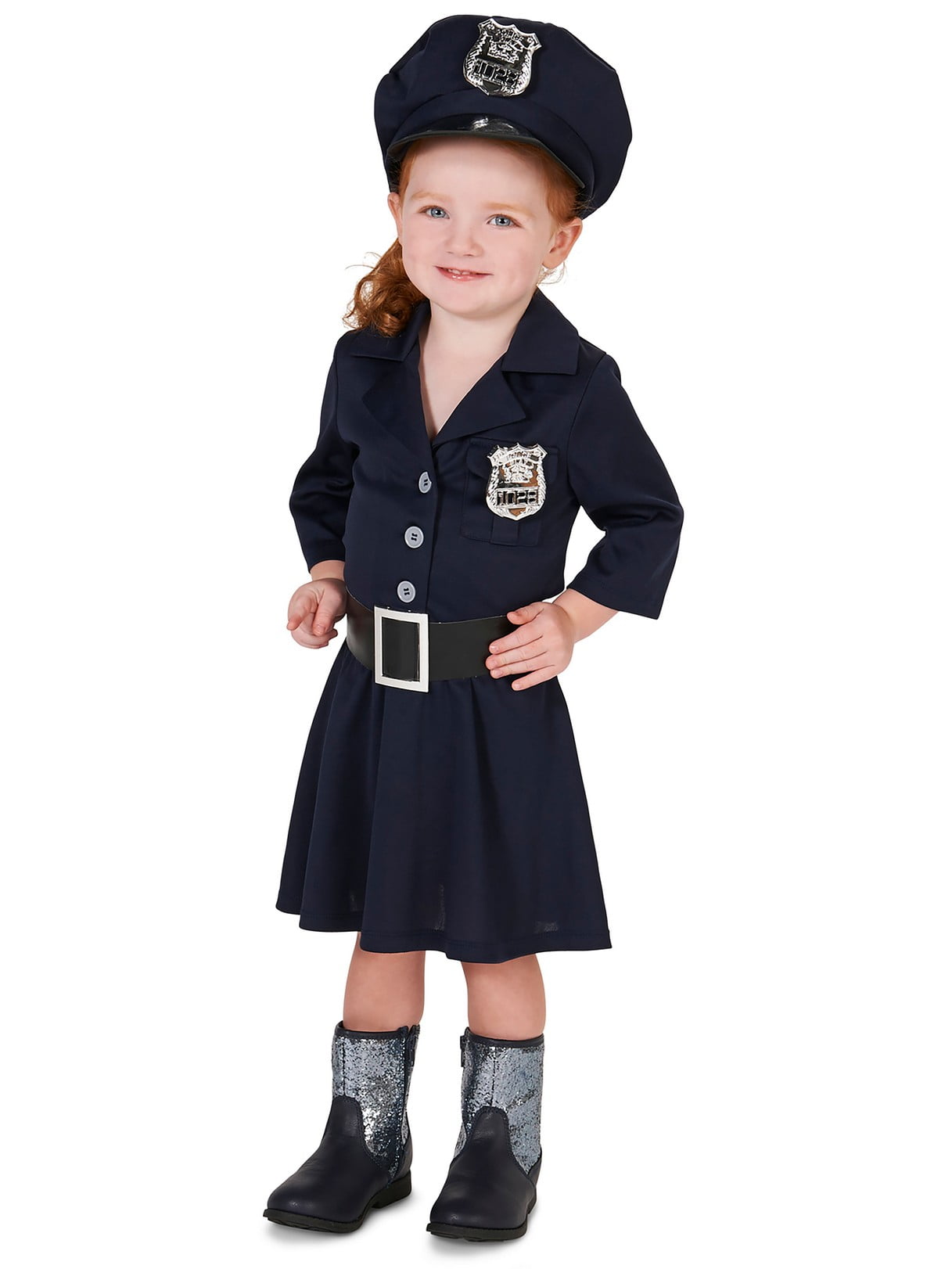 Kids Boys Girl Police Costume Cop Sheriff Uniform World Book Day Dress  Costume