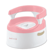 Child Potty Training Chair for Girls Pink, Handles & Splash Guard - Comfortable Seat for Toddler - Jool Baby