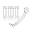 thumbnail image 1 of Child Proof Cabinet Latches Child Locks for Doors Child Locks for Cabinets Baby Locs 8 Piece Set, 1 of 7
