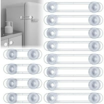 Child Proof Cabinet Locks Baby Safety Locks Transparent Soft Strap No Installation Drawer Fridge Locks for Infant Protection