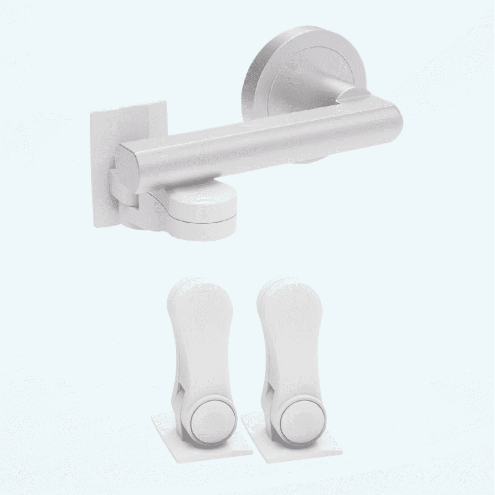 Photo inspiration: Kid Proof Minimalist Furniture Reference: Minimalist Design Child Proof Door Lever Lock No Drilling