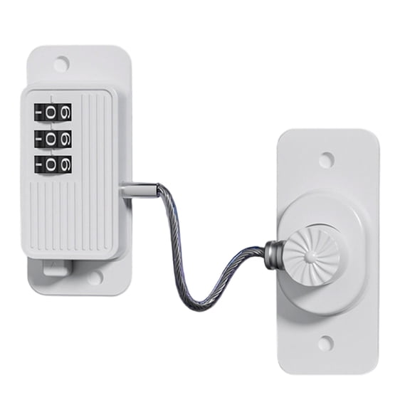 Child Proof Your Fridge & Freezer, Keyless Entry with Combination Code for Kids Safety, No Keys, No Drilling for Fridge, Cabinets, Drawers, Window and Child Safety Cabinet Lock