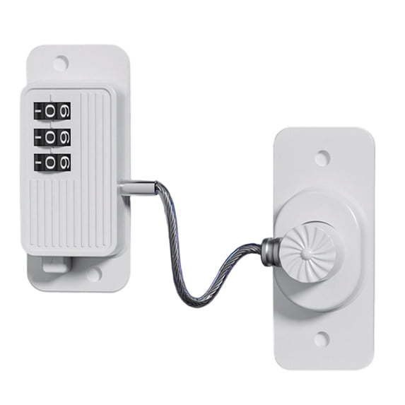 Child Proof Your Fridge & Freezer, Keyless Entry with Combination Code for Kids Safety, No Keys, No Drilling for Fridge, Cabinets, Drawers, Window and Child Safety Cabinet Lock