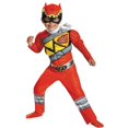 thumbnail image 1 of Child Ranger Dino Muscle Costume, Red - Size Tod 4-6, 1 of 1