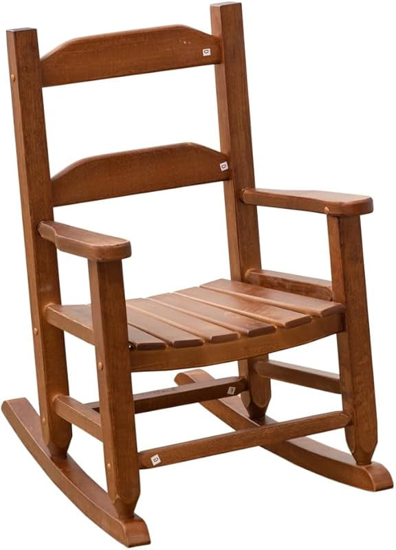 Child Rocking Chair Toddler Kid's Wooden Comfy Rocker Outdoor Indoor ...