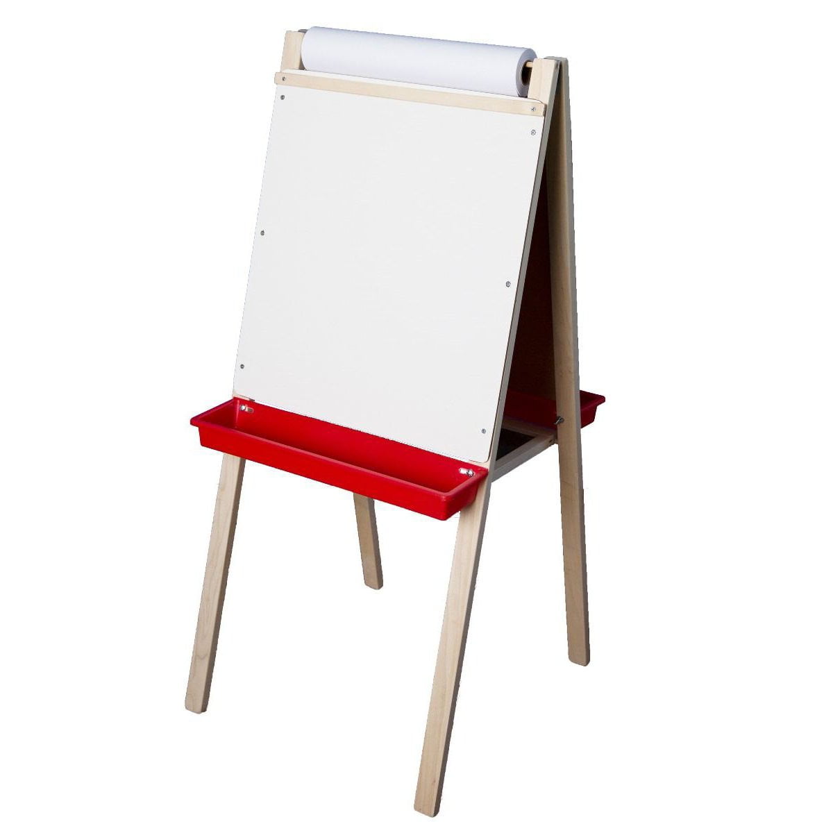 Child'S 15" X 100' Paper Roll Easel With 2 Rugged Plastic Tray, 44" X