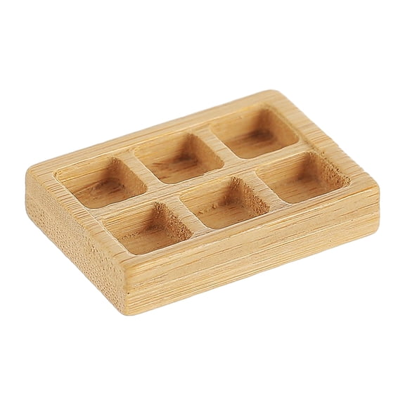 Child-Safe tinyature Tray model house Furniture Pretend Play Natural Learning Accessory