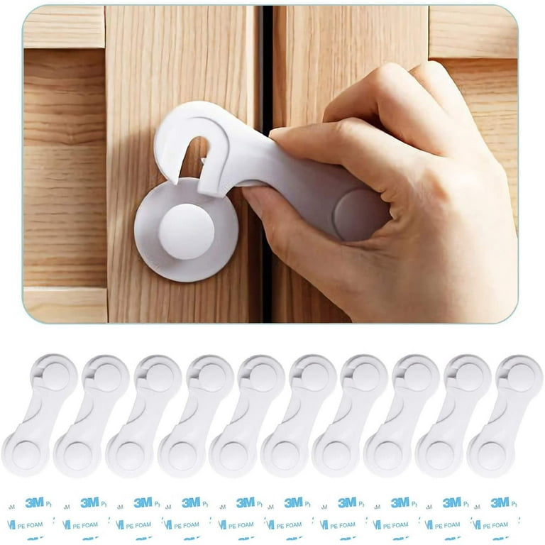 Child Safety Cabinet Locks Latches - 12 Pack,Kids Baby Proofing