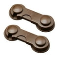 thumbnail image 1 of Child Safety Cabinet Locks 2 Pack, Adhesive No Drill Installation Baby Proofing Cabinet Locks Multi PurposeforDrawers Refrigerator, Easy to Use Safety LatchesforKids, 1 of 6