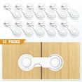 thumbnail image 1 of Child Safety Cabinet Locks, WeGuard Baby Proof Drawer Latches No Drill Child Proof Cabinet Latch Baby Safety Locks for Cabinet Drawer 8 Pack, 1 of 6