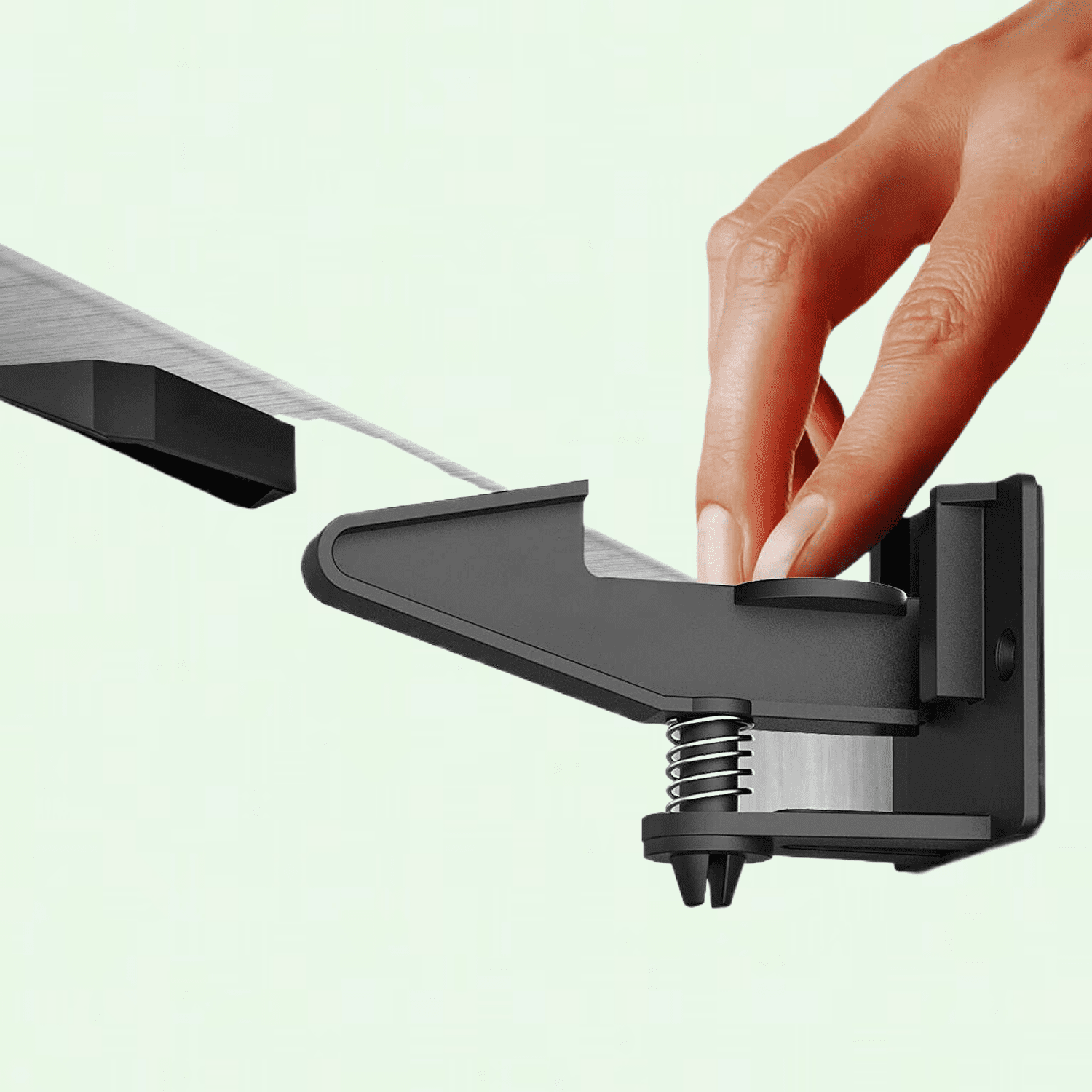 Child Safety Latches 10 Pack Invisible Adhesive Locks for