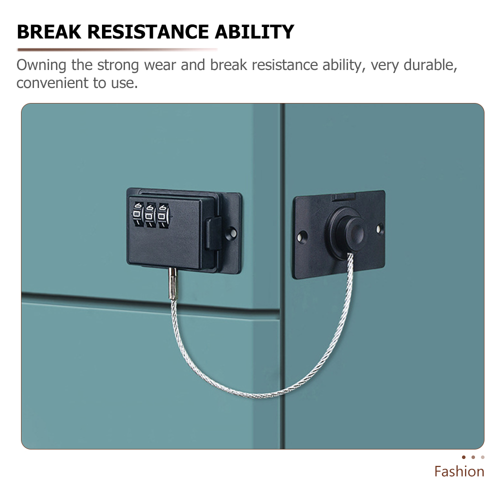 Child Safety Lock Combination Fridge Password Child Proofing Lock for Refrigerator