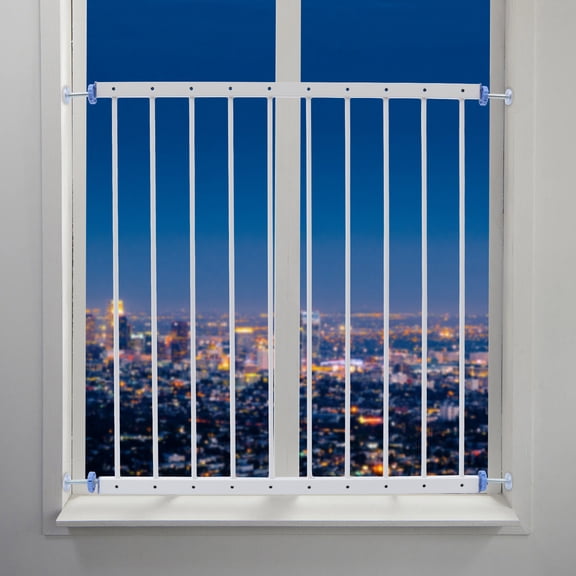 Safety Metal Bar Window Guard Security Burglar 30-34 inch Adjustable Width