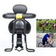 Child Safety Seat FrontMounted Black Bicycle Baby Bike Child Seat 110