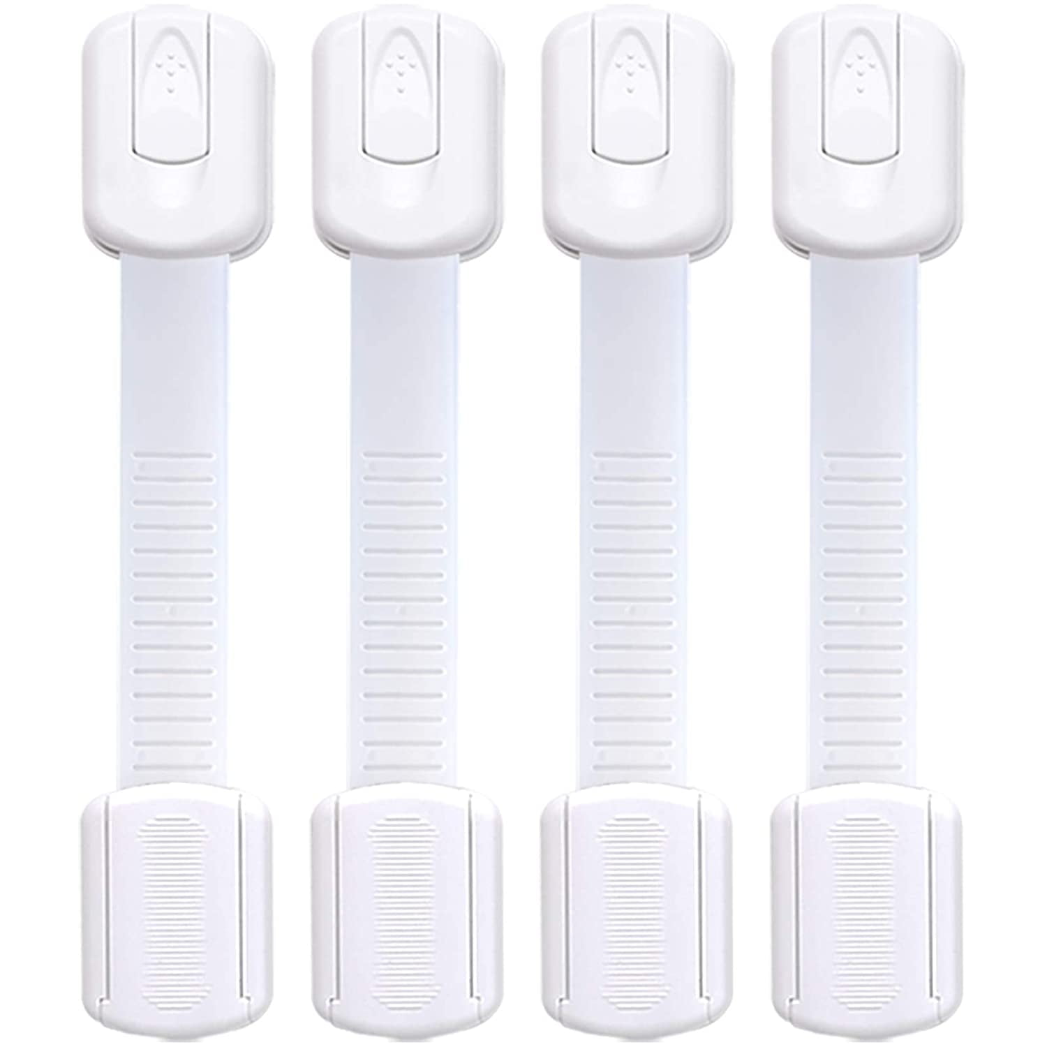 Child Safety Strap Locks (4 Pack) Drawer Locks Baby Proofing