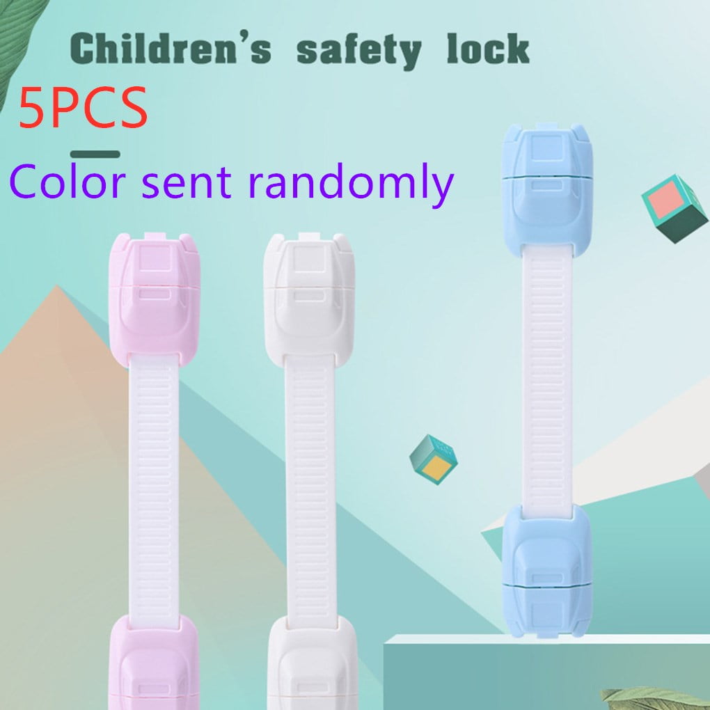 Child Safety Strap Locks, 5pcs Child Proof Safety Latches Locks Child