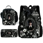 SALQGBUW Wednesday A-Addamss backpack outdoor bag 3 in 1 bookbag shoulder bag small box